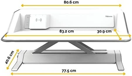Laikiklis Fellowes raštinės viršelis stovintiems baltiems 8081101