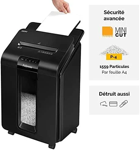 Fellowes AutoMax™ 100M Automatinis kompaktiškas dokumentų naikiklis