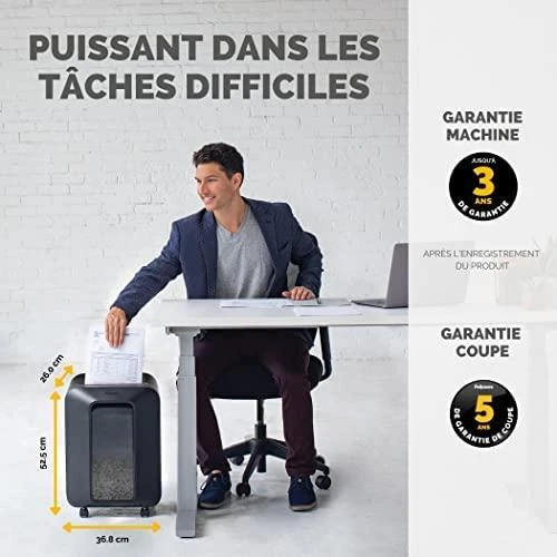 Fellowes Powershred popieriaus naikiklis LX201 juodas