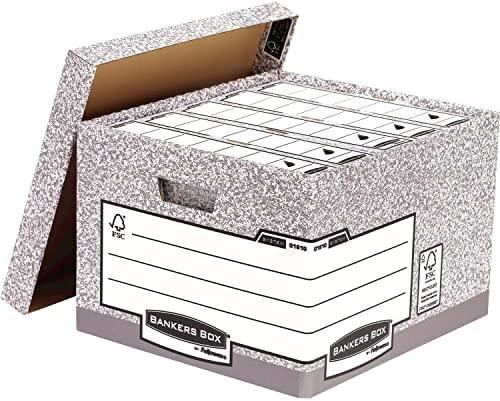 „Fellowes Bankers Box System“ FSC sertifikuota didelė „FastFold“ archyvavimo dėžė (01810-FFEU)