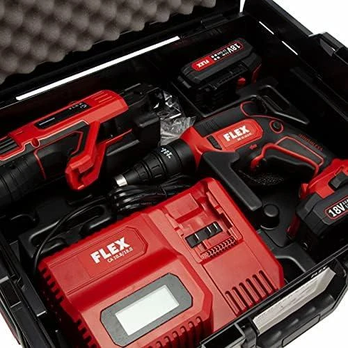 Akumuliatorinis juostinis suktuvas FLEX DW 45 18,0-EC M/2,5 Set
