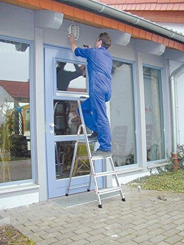 KRAUSE sulankstomos kopėčios CORDA, aliuminis, 4 pakopos