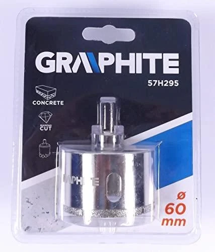 Wiertło Deimantinis karūninis grąžtas Graphite, 60mm, 57H295