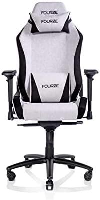 FOURZE Cloud, universali žaidimų kėdė, 150 kg, juoda, metalas, juoda, pilka, putos