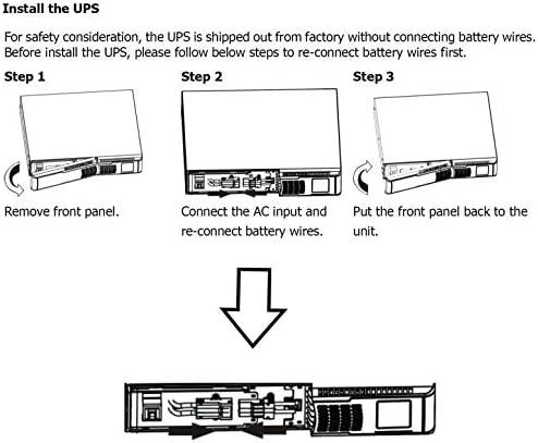 Fortron FSP CHAMP 3K stelažas ONLINE, UPS, 3000VA, 2700W