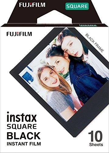 Fujifilm | Instax Square Momentinis filmas Juodas | Blizgus | Kiekis 10