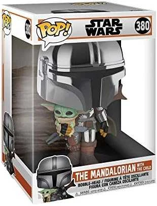 FUNKO POP! Vinilinė figūrėlė: Žvaigždžių karai – The Mandalorian, 25 cm