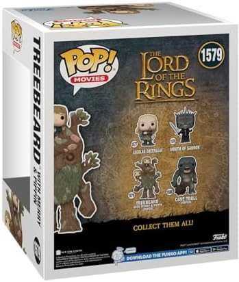 FUNKO POP! Vinilinė figūrėlė: Lord Of The Rings - Treebeard with Merry & Pippin, 15 cm