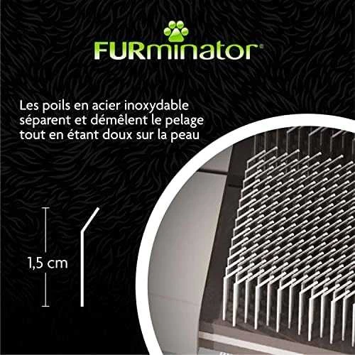 FURminator Didelis kietų šerelių šepetys