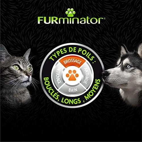 FURminator Didelis kietų šerelių šepetys
