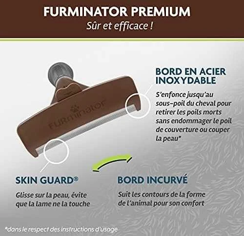FURminator šukos stambiems gyvūnams