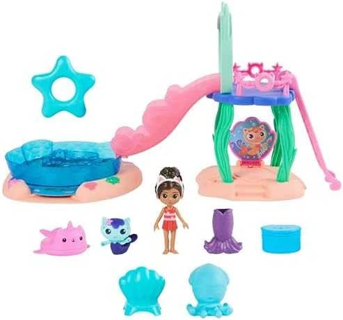 Spin Master Gabby's Dollhouse „Gabi's Cat House Pool Fun“ figūrėlių rinkinys 6067878 WB3