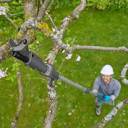 Gardena Akumuliatorinės teleskopinės genėjimo žirklės HighCut 360/18V P4A, paruoštas naudojimui rinkinys