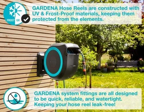 Ritė su žarna Gardena 30m RollUp L g