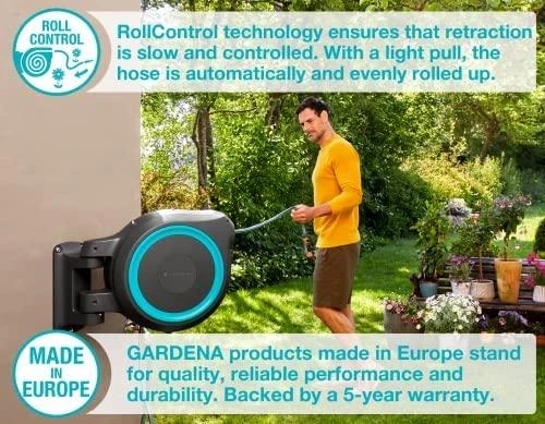 Ritė su žarna Gardena 30m RollUp L g