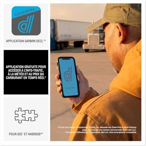 Garmin dēzl™ LGV1020 10″ sunkvežimių navigatoriai su GPS