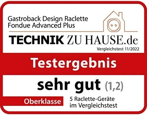 Gastroback 42562 Design Raclette Fondue Advanced Plus Nerūdijantis plienas