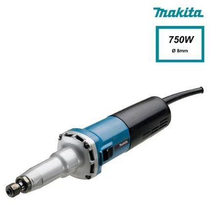 Makita Tiesinis šlifuoklis GD0810C 6-(8) mm