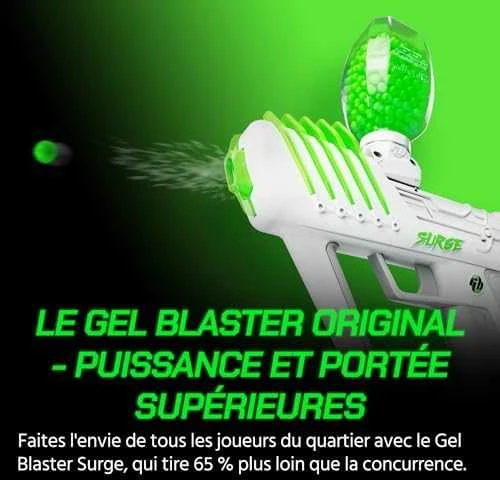 GEL BLASTER Žaislinis šautuvas SURGE su 10 000 gelio rutuliukų