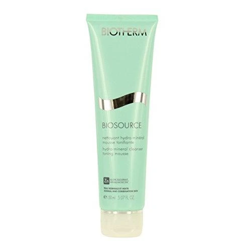 Biotherm Biosource Zn Hydra-Mineral Valiklis Toning Mousse valomosios veido putos, 150 ml