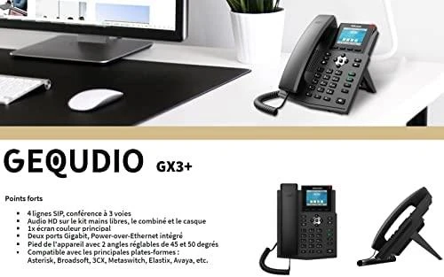 GEQUDIO GA-3 telefonai su atsakikliu
