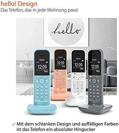 Gigaset CL390 Schnurlostelefonas – kanal