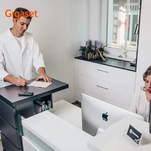 GIS Gigaset R700H PRO DECT telefonas Skambintojo ID Juoda