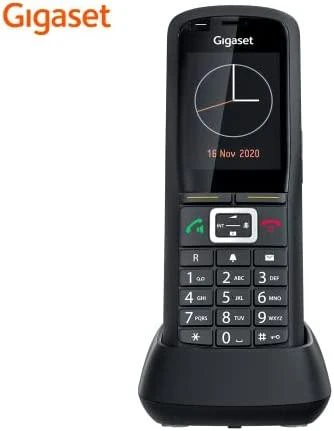 GIS Gigaset R700H PRO DECT telefonas Skambintojo ID Juoda
