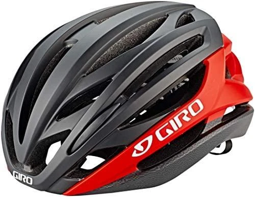 Giro Sintaksė kelio šalmas matinė juoda ryškiai raudona S (51 -55 cm) (GR- 7099)