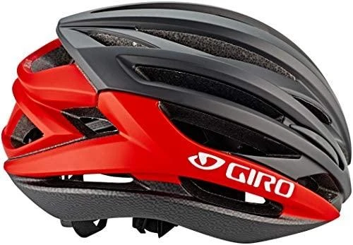 Giro Sintaksė kelio šalmas matinė juoda ryškiai raudona S (51 -55 cm) (GR- 7099)