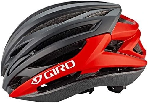 Giro Sintaksė kelio šalmas matinė juoda ryškiai raudona S (51 -55 cm) (GR- 7099)