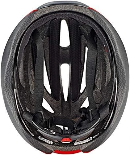 Giro Sintaksė kelio šalmas matinė juoda ryškiai raudona S (51 -55 cm) (GR- 7099)