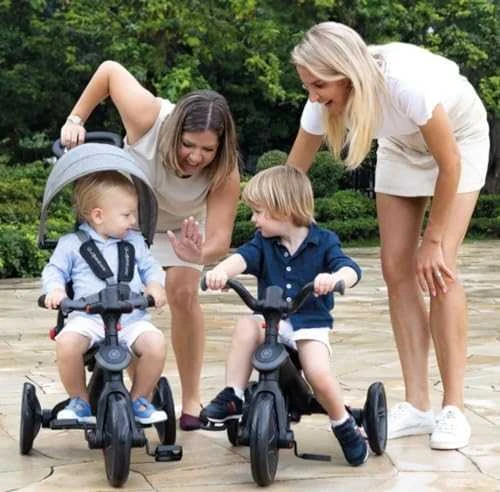 Daugiafunkcinis triratukas Globber Explorer Trike 4in1, rožinis 632-110