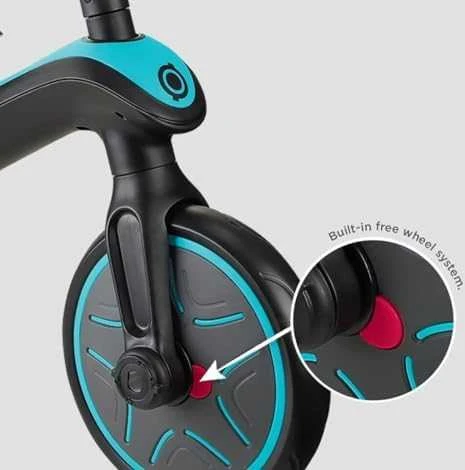 Daugiafunkcinis triratukas Globber Explorer Trike 4in1, rožinis 632-110