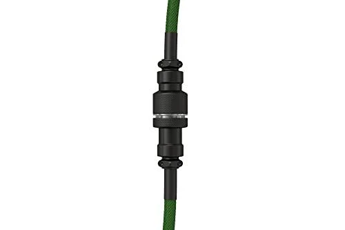Glorious Coiled Cable susuktas klaviatūros laidas Forest Žalias, USB-C į USB-A – 1,37m, žalios spalvos
