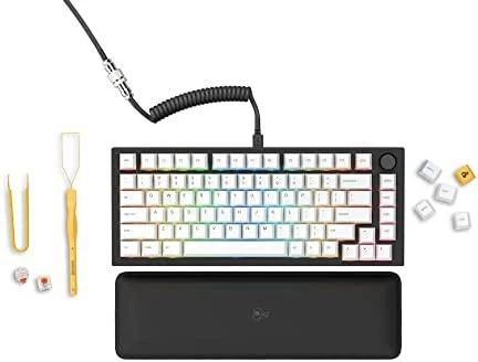 Glorious GMMK Pro Juodas Slate 75% TKL klaviatūra – Pre built, ANSI išdėstymas – juodos spalvos