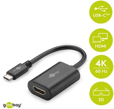 Goobay USB-C į HDMI adapteris 4K raiška