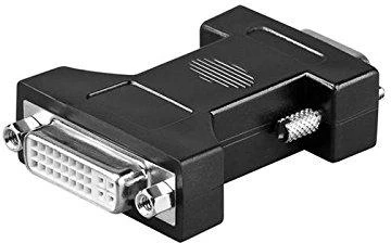 LogiLink® DVI Adapteris DVI-I moteriškas - VGA DSUB vyriškas | Prisijungti | Vga į dvi adapteris | Juodas | HD DSUB 15 kontaktų vyriškas | DVI-D (24+5) moteris