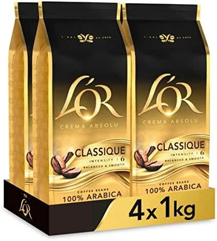 Kavos pupelės L'OR Classique, 1kg