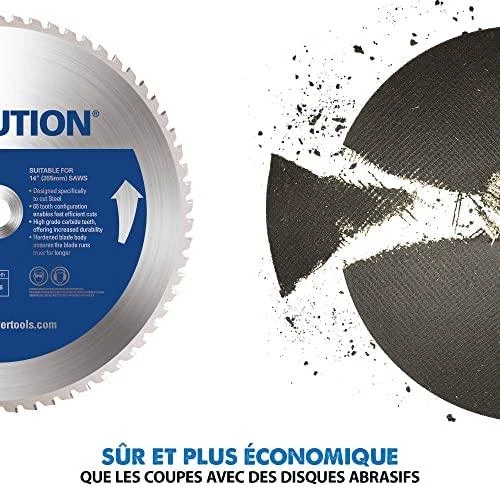 Evolution metalo pjovimo staklės S355CPSP su 355mm metalo pjovimo disku