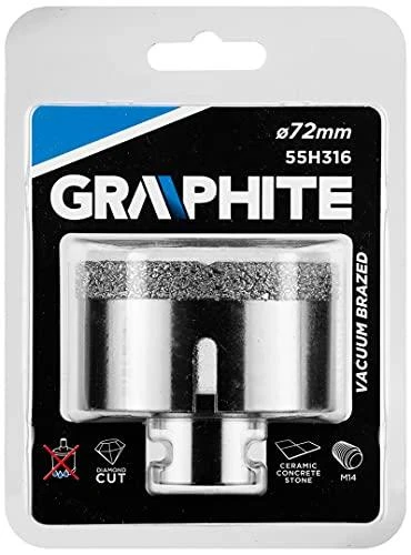 Graphite Grafitas DEIMANTINĖ SKULĖ 72 MM X M14 55H316 GRAFITAS