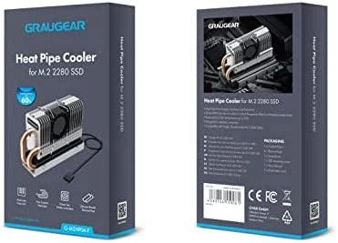 Nezatříděno Graugear M.2 disko radiatorius su ventiliatoriumi (G- M2HP04- F)