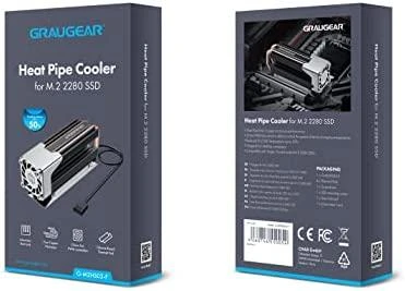 Nezatříděno Graugear M.2 disko radiatorius su ventiliatoriumi (G-M2HS03- F)