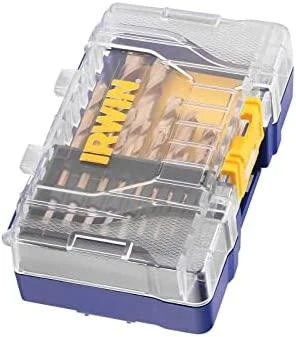 Grąžtas Stanley Irwin Grąžtų rinkinys HSS Titanium 1-10 mm 15 vnt.