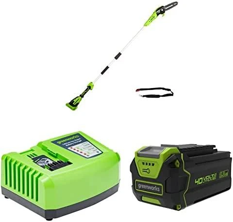Greenworks Grandininė aukštapjovė G40PSF 20 cm, 40V, be akumuliatoriaus ir kroviklio