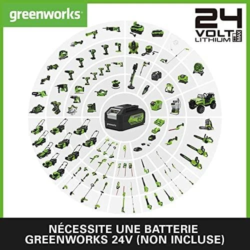 Poliruoklis Greenworks G24BU10; 24 V (be akumuliatoriaus ir pakrovėjo)