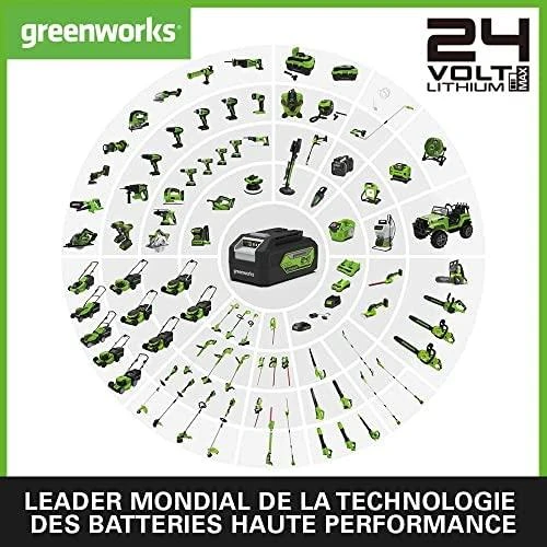 Greenworks G24PS20 aukštapjovė medžiams genėti 24V be akumuliatoriaus
