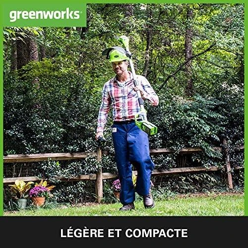 Greenworks G24PS20 aukštapjovė medžiams genėti 24V be akumuliatoriaus