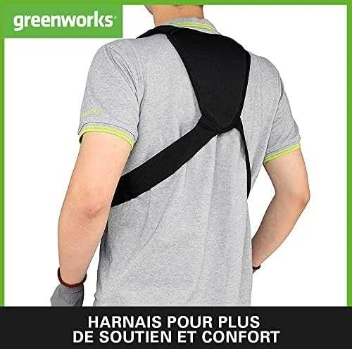 Greenworks žoliapjovė ir krūmapjovė GD40BC 40 cm 40V, be akumuliatoriaus ir kroviklio