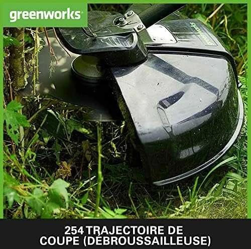 Greenworks žoliapjovė ir krūmapjovė GD40BC 40 cm 40V, be akumuliatoriaus ir kroviklio
